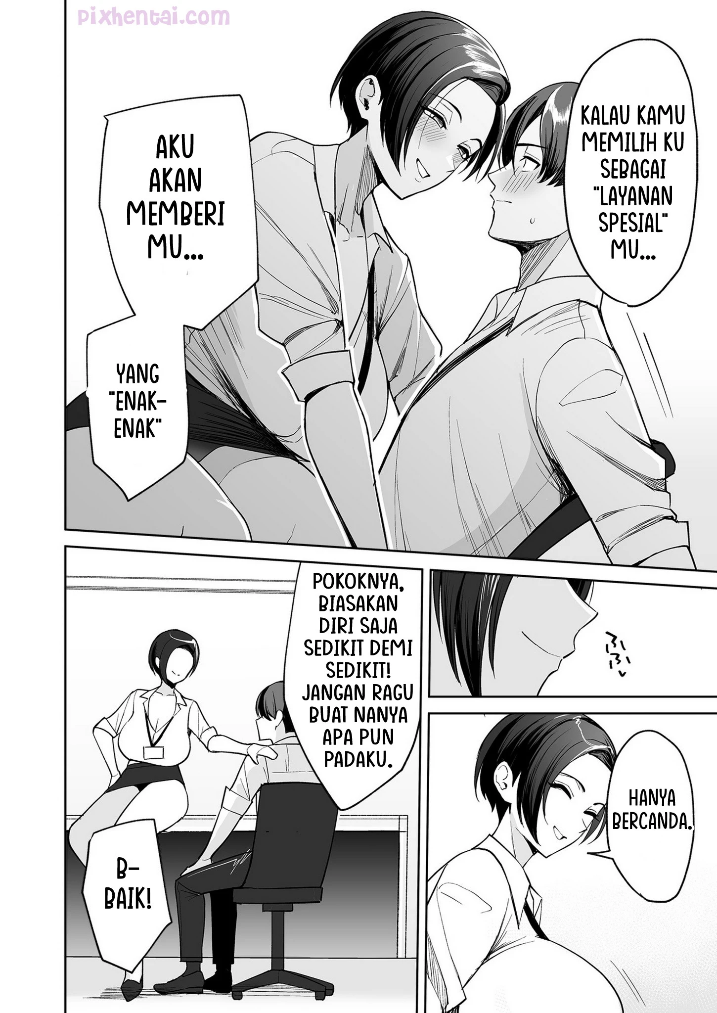 Komik hentai xxx manga sex bokep Gohoubi wa Karada de Ero sugi Fukuri Kousei wa Seishori ka no Oshigoto 1 page 13